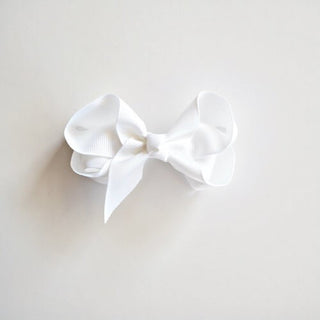 White | Bow Hair Clip