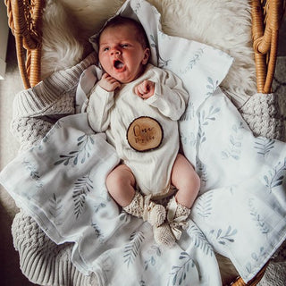 Wild Fern I Organic Muslin Wrap