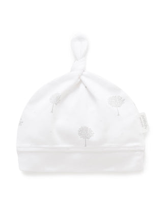 Knot Hat - Pale Grey Tree